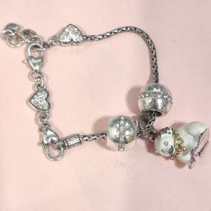 Brighton Polar Bear Christmas Enamel Bracelet